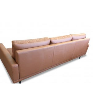 Trzy osobowa sofa ze skóry naturalnej