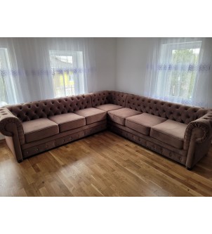 Sofa narożna Chesterfield Gdańsk