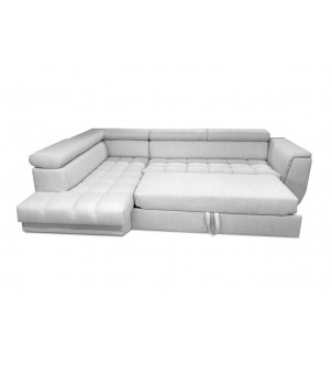 Biała designerska sofa z funkcją spania